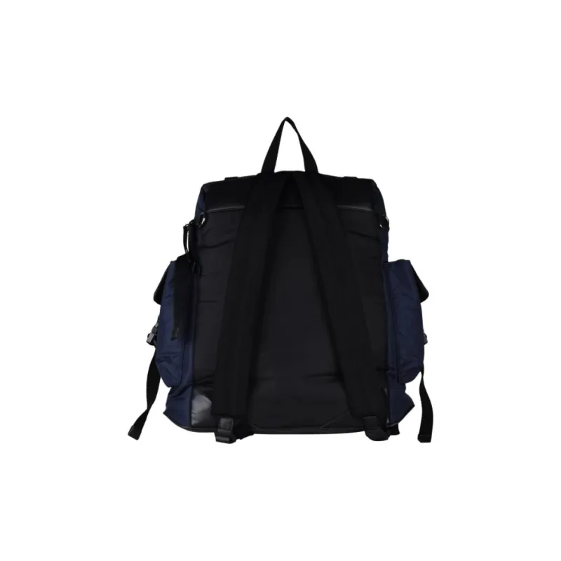Jimmy Choo Label Backpack Men's Dark Blue-1