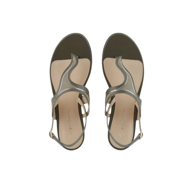 AMANI One Strap Sandals Women's Green-3