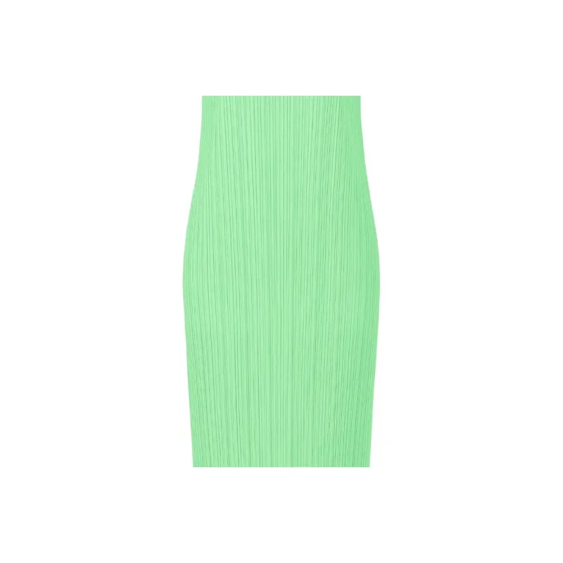 PLEATS PLEASE ISSEY MIYAKE Sleeveless Dress Women's Green-1