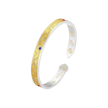 JOLLY SEASONS S999 Fine Silver Bangles Women's