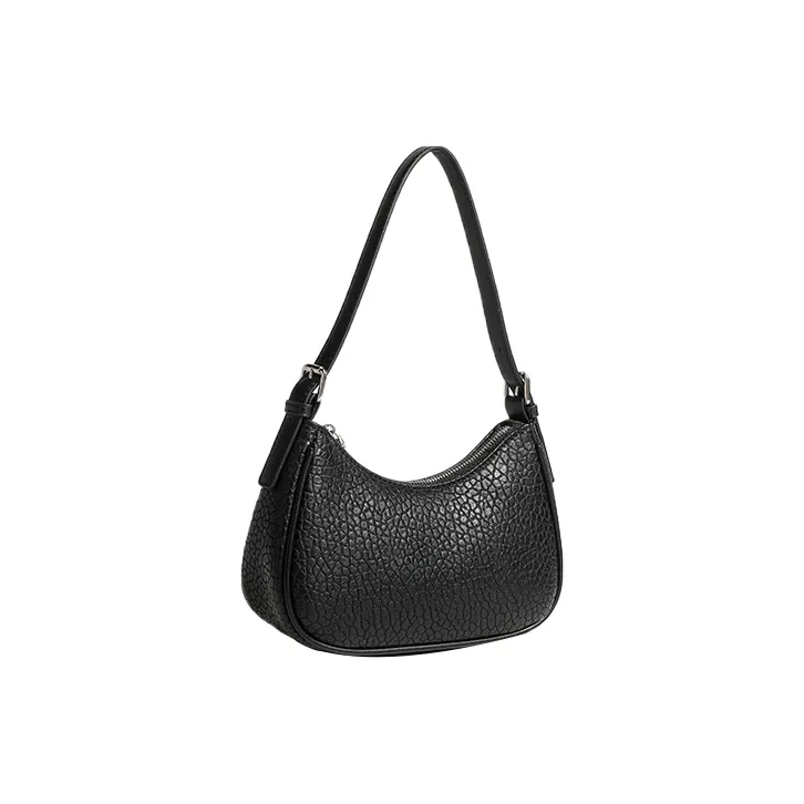 Jade En Plus PU One Shoulder Handbag, Crossbody Bag Regular Women's Elegant White/Relaxed Black-12