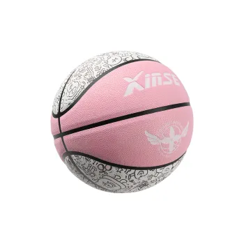 XINSE PU Basketball Pink Size 67 Size Street Training Women's