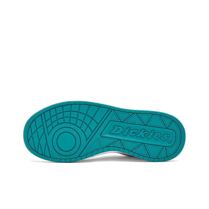 Dickies Low Top Skateboard Shoes Men's White Lake Blue-4