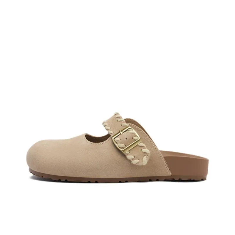 JOSINY Slip Resistant Abrasion Resistant Closed Toe Slippers Women's-0