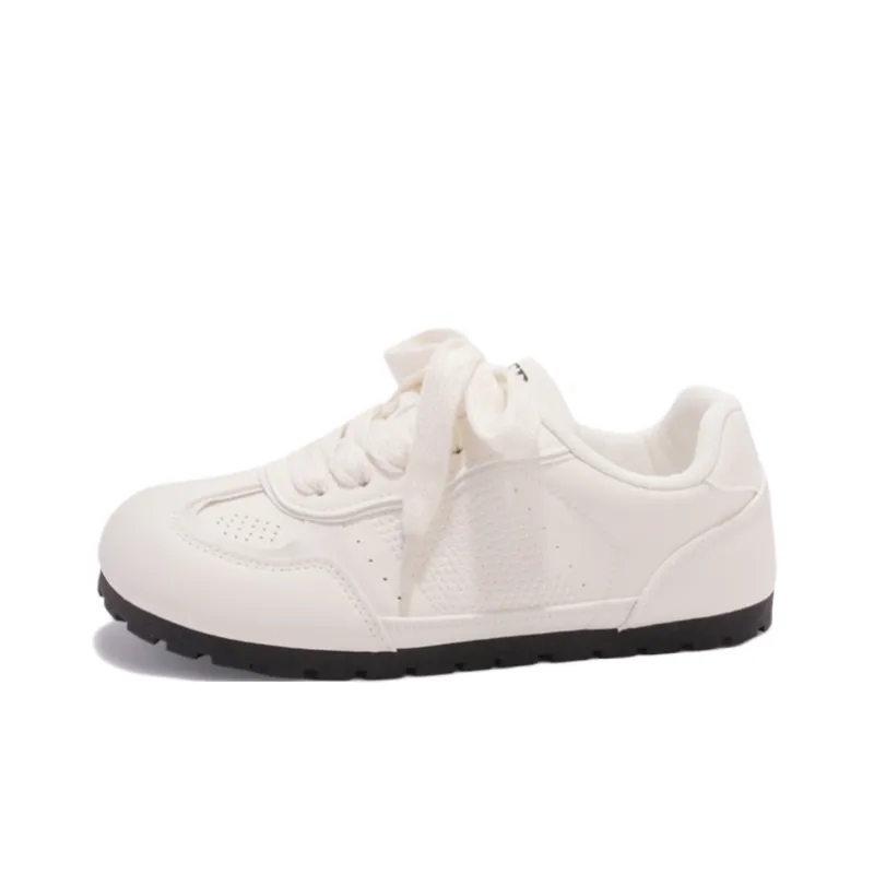 JimiXiong Low Top Skateboard Shoes Women's Ecru-6