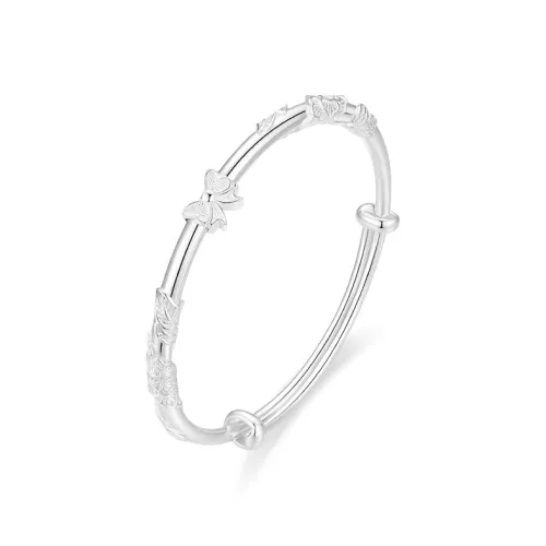 UZIID S999 Fine Silver Sterling Silver Bracelets Women's