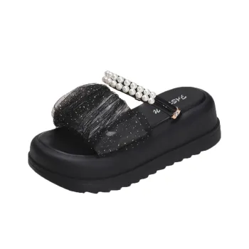 Puppytown Slip Resistant Quiet Slide Slippers Women's