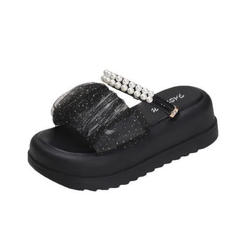Puppytown Slip Resistant Quiet Slide Slippers Women's