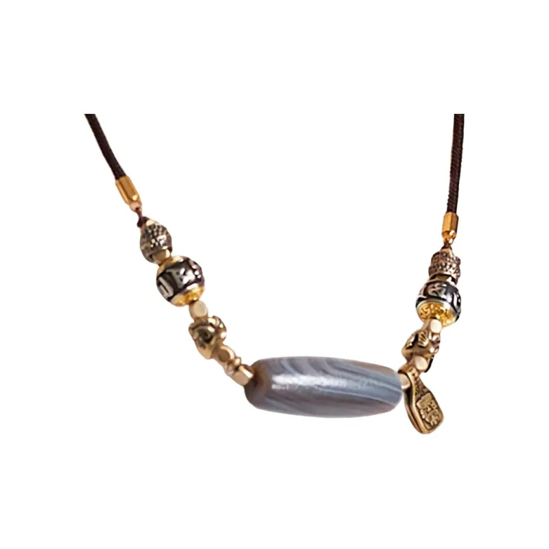 MUXIANG Jade Necklaces Unisex-0