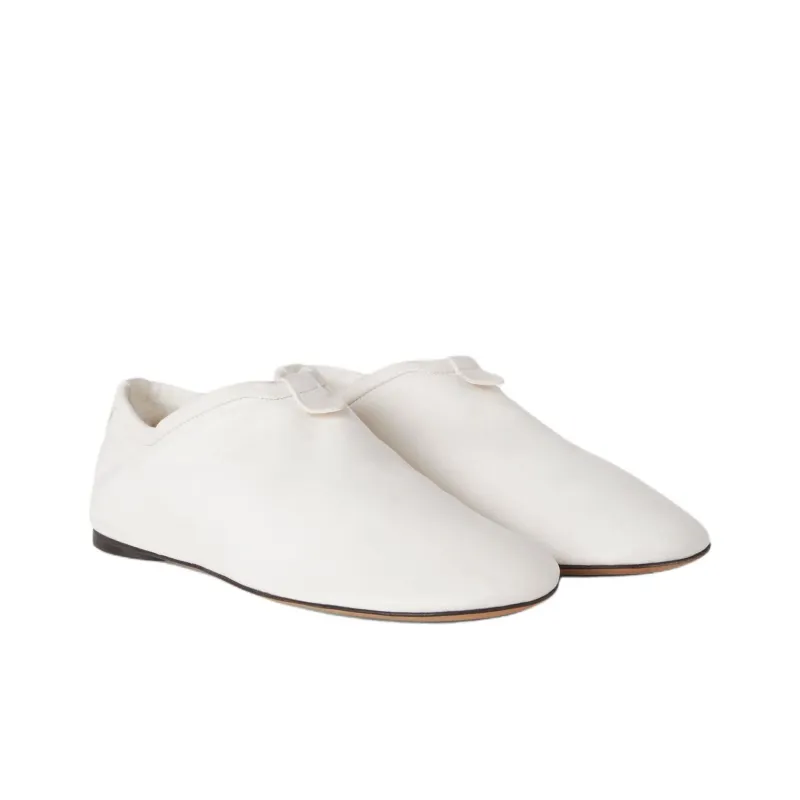 Loro Piana Cocooning Floaty Casual Single Shoes Women's White-2