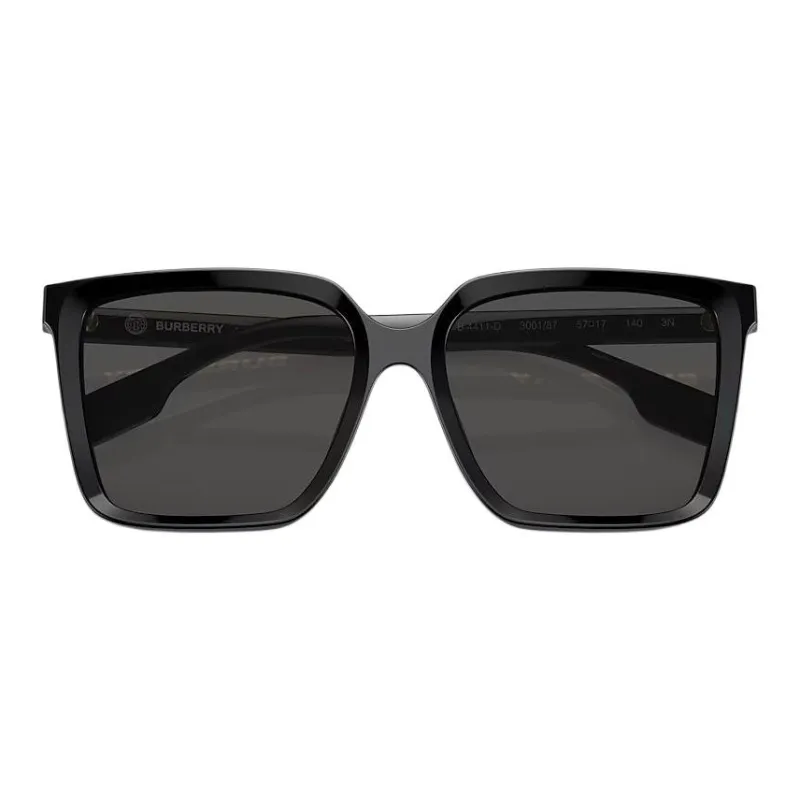 Burberry Square Sunglasses Unisex Black-4