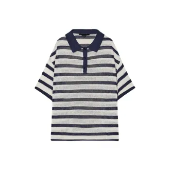 ZARA Polo Shirts Women's Stripes