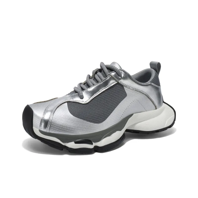 OUGLEMEN Slip Resistant, Abrasion Resistant, Coverage Height Increasing Low Top Casual Shoes Men's-7