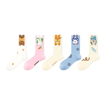 Gentle Welcome Mid Calf Socks Women's 5 Pack
