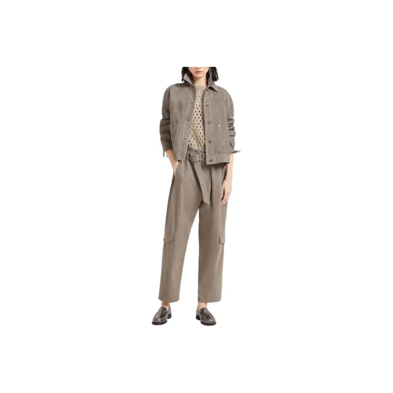 Brunello Cucinelli Leather Jacket-0