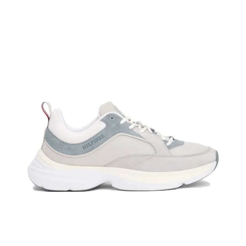 Tommy Hilfiger Trainers Anti Slip Wear Resistant Low Top Casual Running Shoes Men's Gray Blue-1