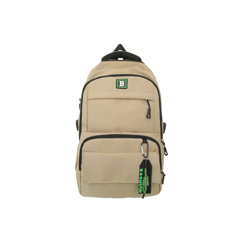 H YXIANG Nylon Backpack Unisex Multicolor-4