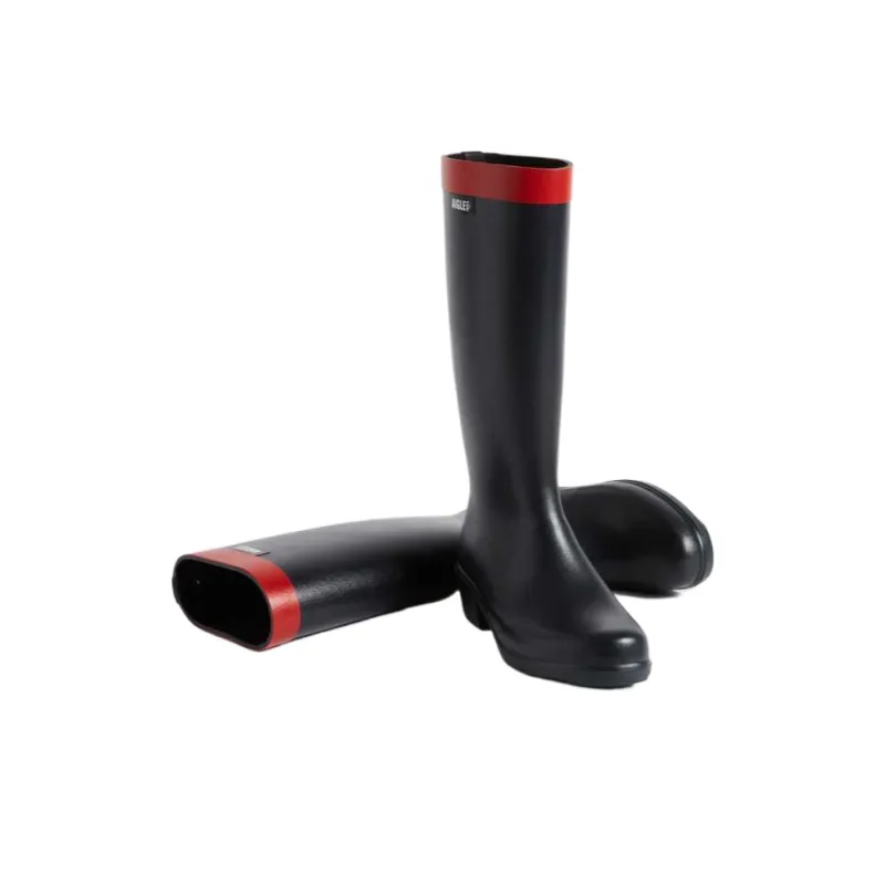 AIGLE Rain Boots Women's High Top Black-2