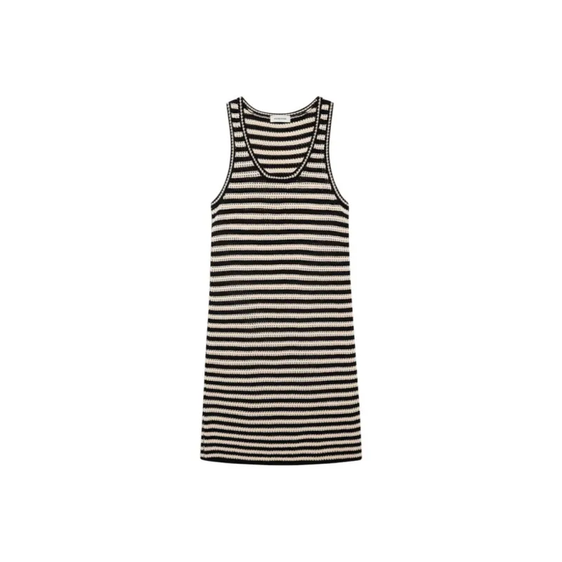 Anine Bing Open knit Mini Dress-0