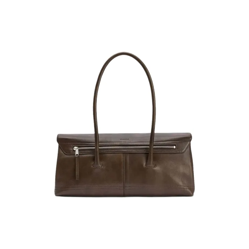 Lemaire Cow Leather Handbag, Shoulder Bag Women's Khaki Brown-2