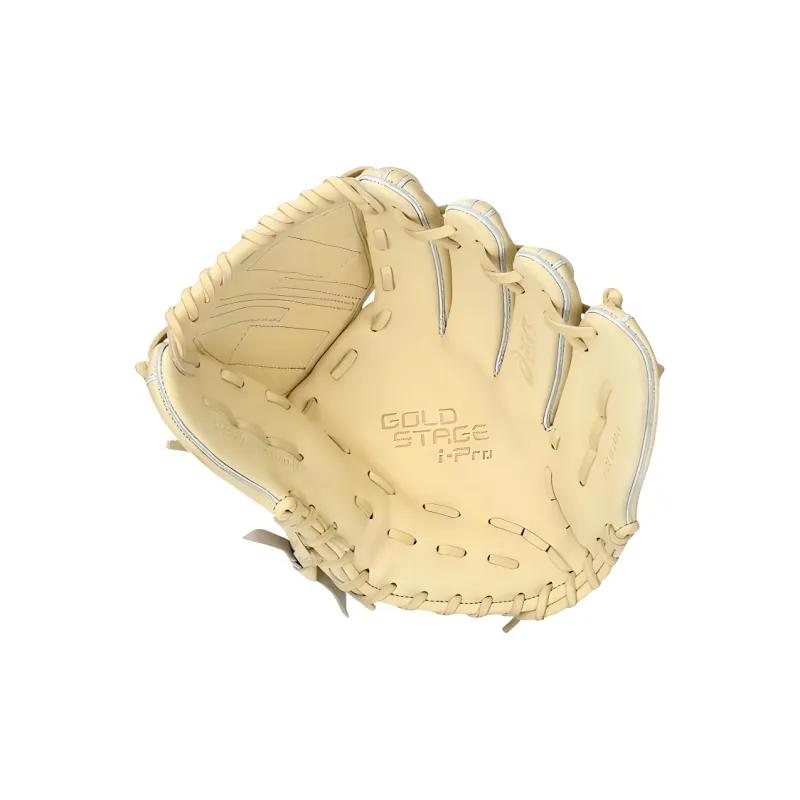 Asics Baseball Gloves Pitcher Glove Leather Men's Gold-3