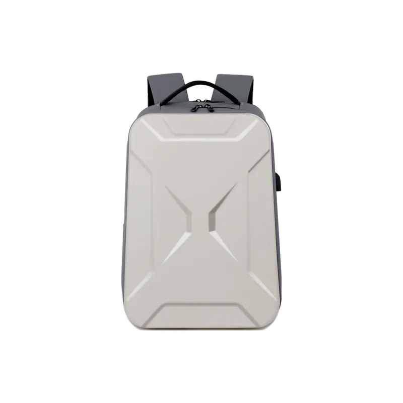 H YXIANG ABS With Leather Membrane Backpack Men's Multicolor-0
