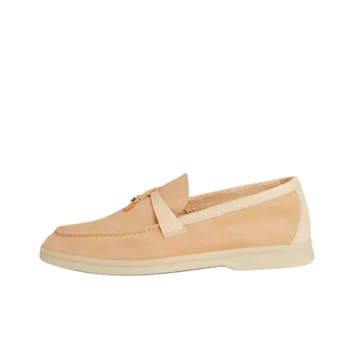 Loro Piana Summer Charms Walk Loafers Women's Tawny