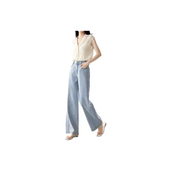 Mo Han Yi Mei Jeans Women's Air Blue
