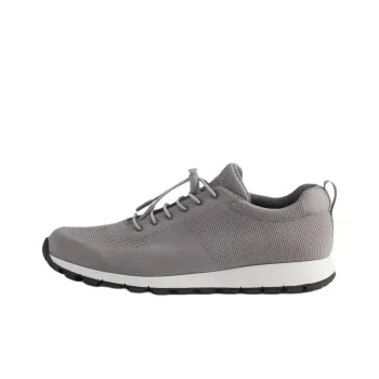 PRADA Low Top Casual Shoes Men's Gray
