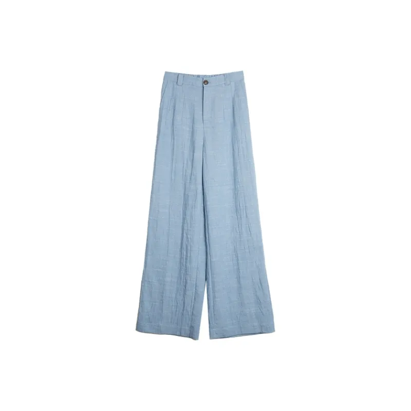 ELLE Casual Pants Women's Blue-0