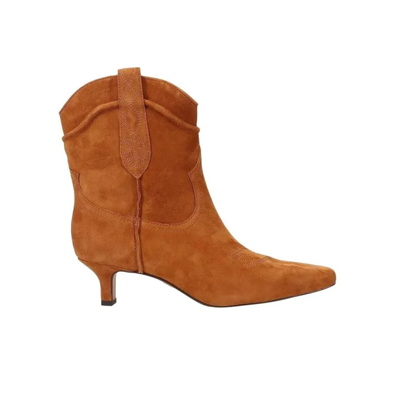 SAM EDELMAN Taryn Ankle Boots Women's Brown-1