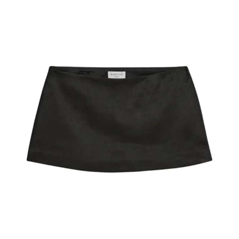ARITZIA SS25 Babaton Sketch Linen Skort Casual Shorts Women's-0