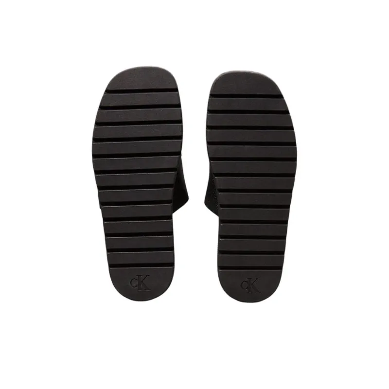 CKJ CALVIN KLEIN JEANS Slide Slippers Men's Brown-5