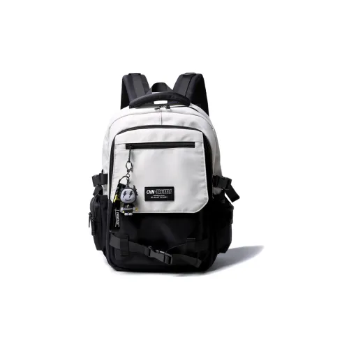TRUFFLE Fabric Backpack Travel Bag Laptop Bag Mountaineering Bag Tubas Unisex Multicolor