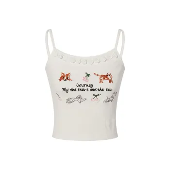 LA CRAWFISH Tank Tops Women's Fairy White