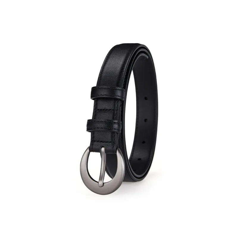 GUSKI Split Cow Leather Belts Women's Width 2.5cm-2