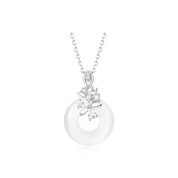 Lao Feng Xiang Chalcedony Necklaces Women's
