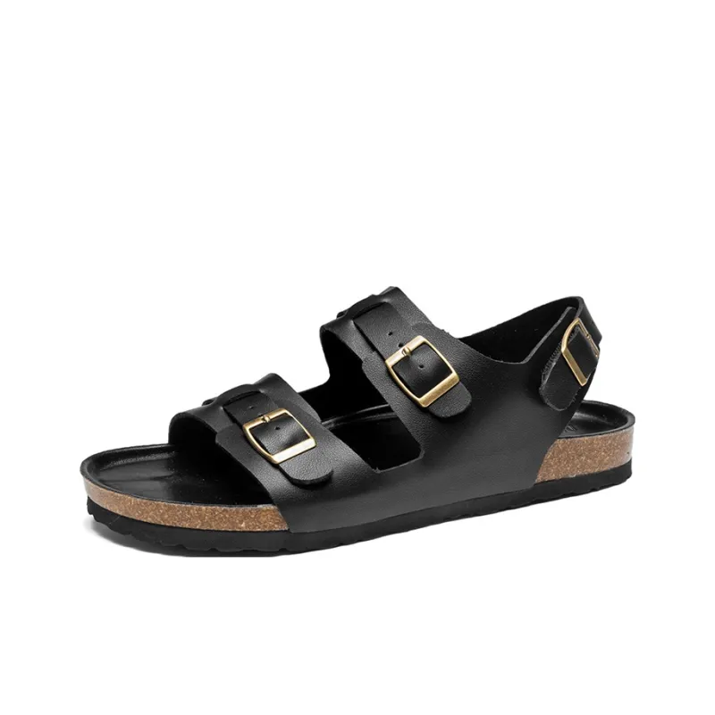 Dunnu Beach Sandals Men Black-1