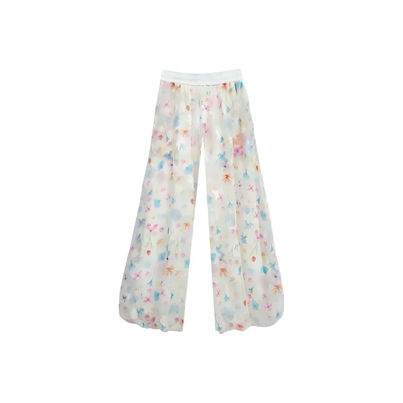Hao Zhilang Casual Pants Women's Multicolor-1