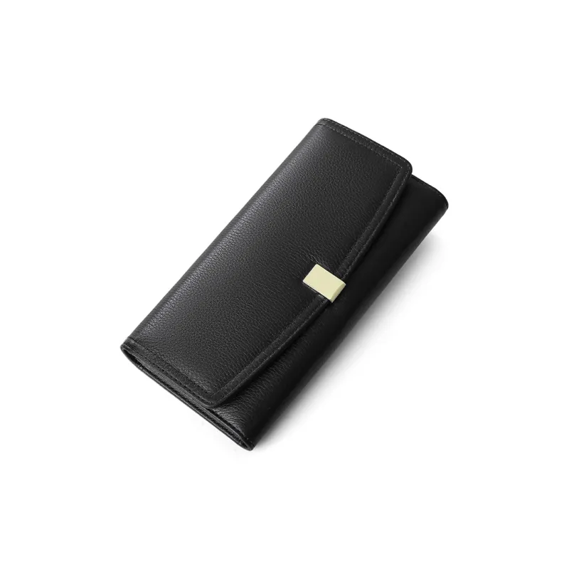 C°BANNER Cow Leather Wallet Women's Black-4
