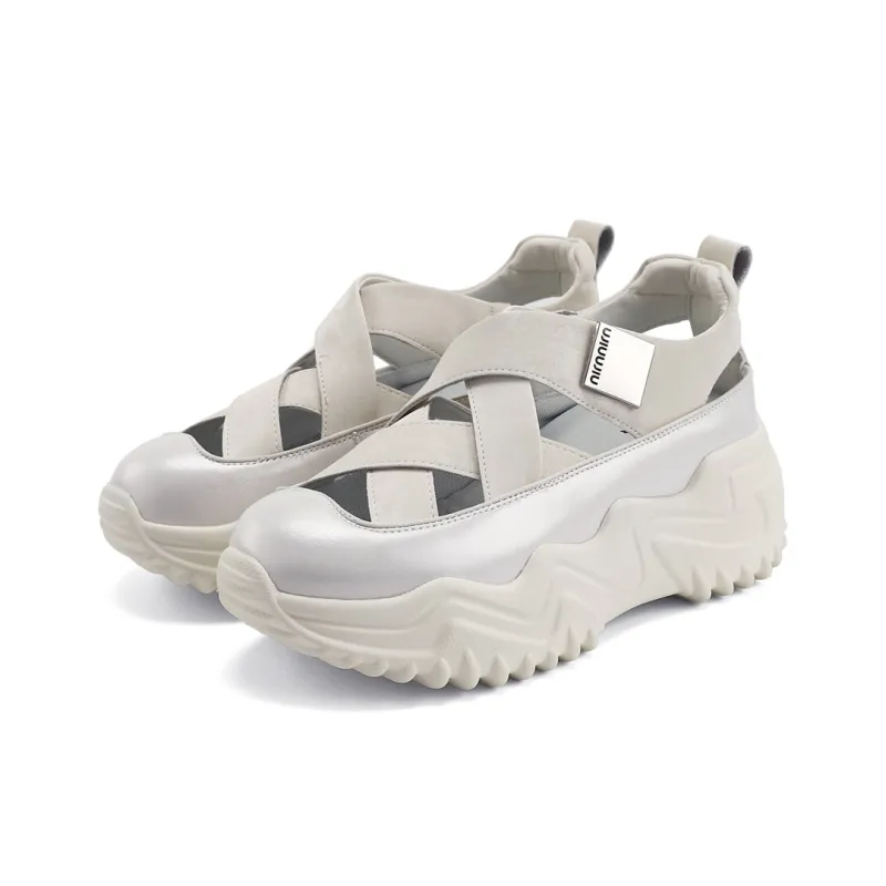 TOM TAILOR Huang Yaobo Trendy Platform Sandal Height Increasing Breathable Low Top Casual Shoes Women's-13