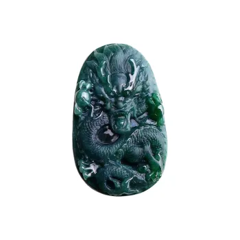 Jade Blossom Glutinous Jade Jadeite Pendants Unisex