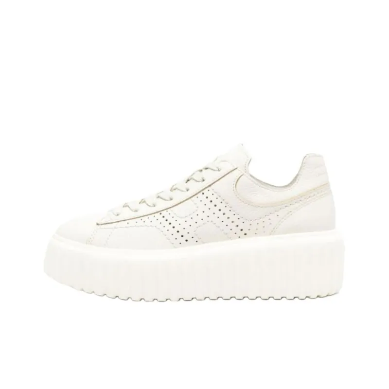 HOGAN H Stripes Low Top Casual Shoes Women's White-0