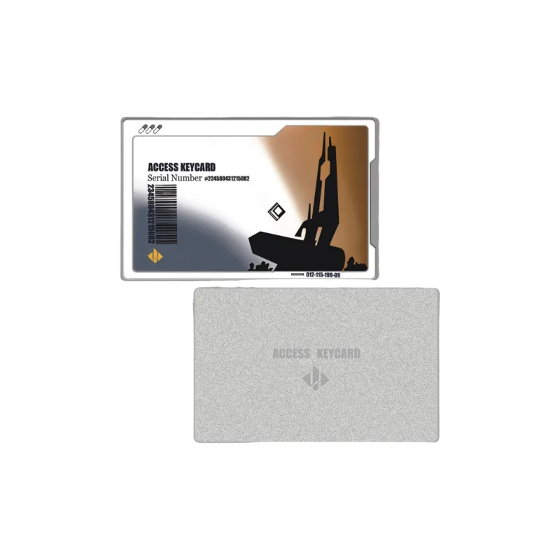 Lezhi By Me Delta Force, White Khaki PVC Game Launch Card/CEO NFC Card Accessories 1 Pc-8