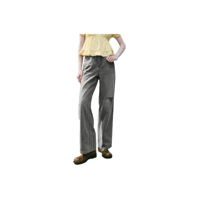 URBAN REVIVO Jeans Women's Medium Gray-0