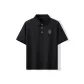 [Mulberry Silk 7A Antibacterial]Black (Fp Fapai Lion Head Chest Logo)