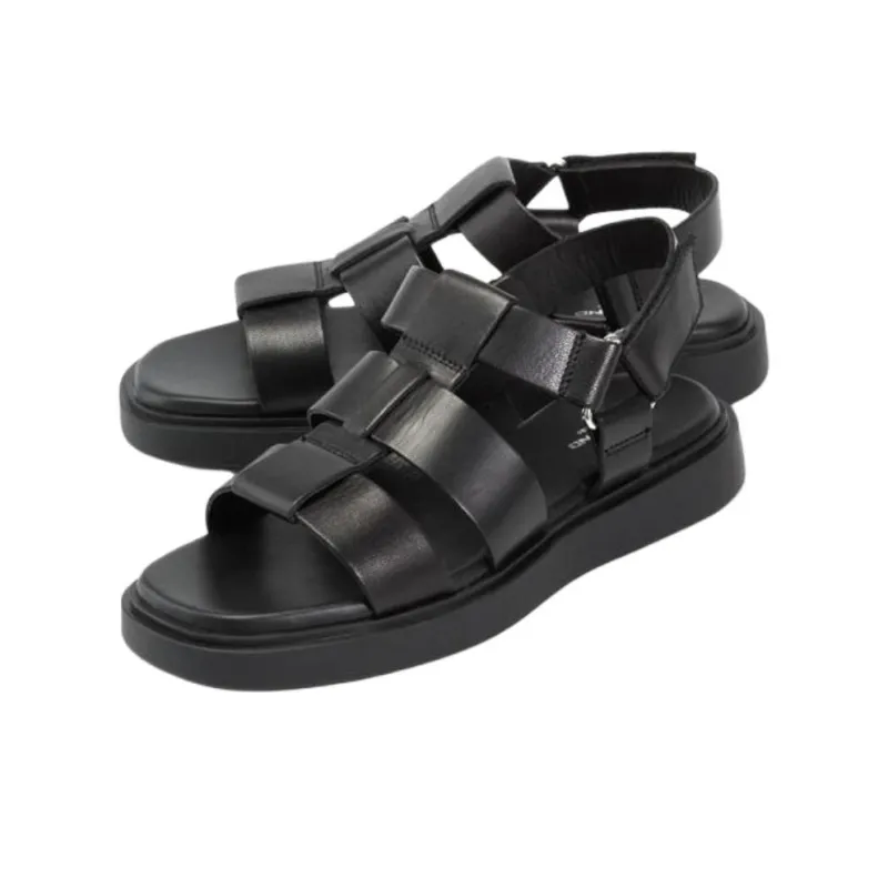 VAGABOND SHOEMAKERS Connie Roman Sandals 2cm Women's Black-1