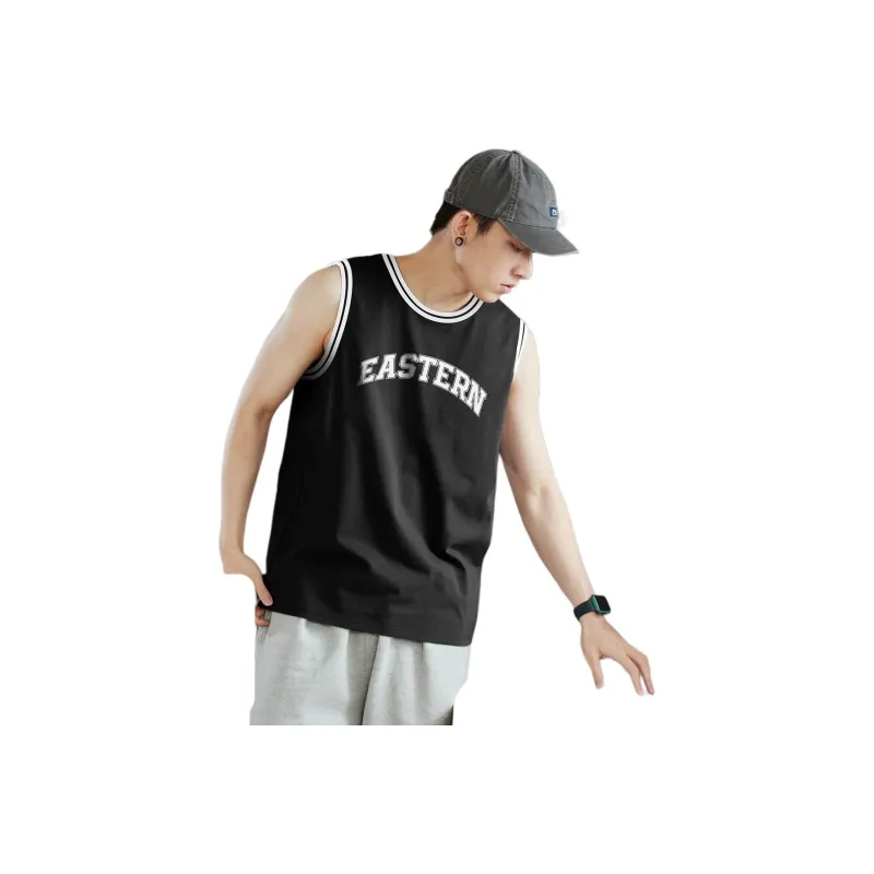 Tonlion Tank Tops Men Black-1