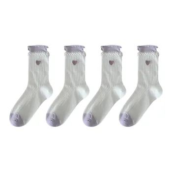 Moremoli Mid Calf Socks Women's 4 Pack