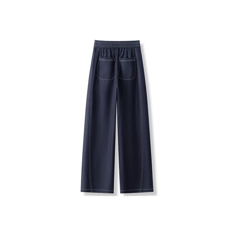 LUYOUYE Jeans Women's Dark Blue-1